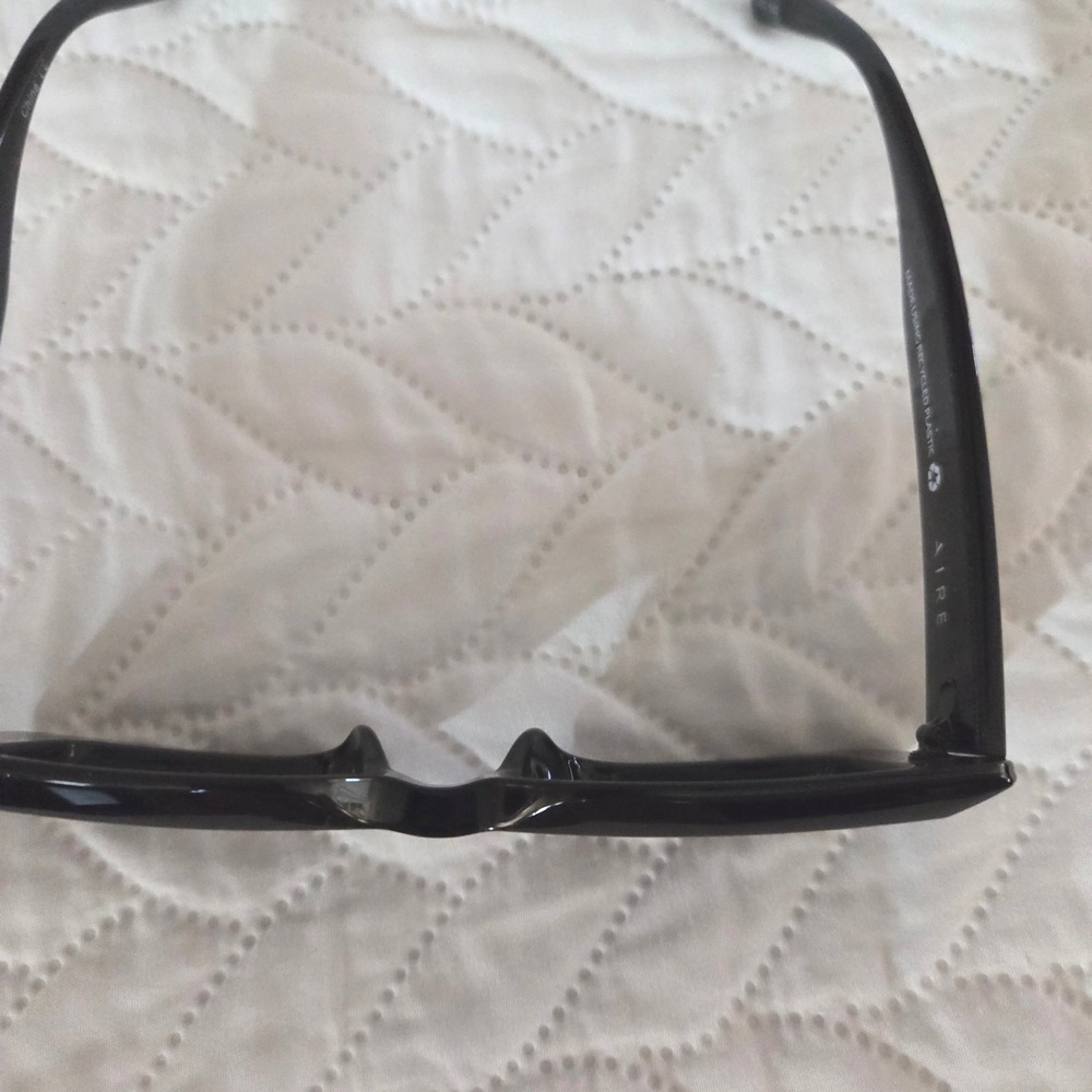 AIRE Parallax Sunglasses Black Rectangular Recycled Plastic Unisex‎ 2122509 NWOT - Picture 6 of 10